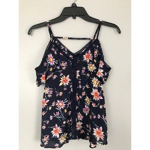 Sienna Sky Floral Cold Shoulder Top